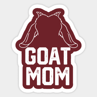 Goat mom Sticker